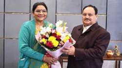 Renuka Singh meets JP Nadda