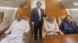 Karnataka chief minister Siddaramaiah with State minister and other officials.