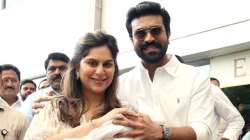 Ram Charan with wife Upasana