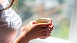 Woman holding a cup of tea