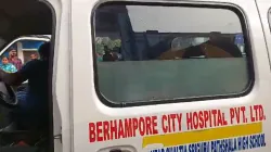 The injured TMC worker was taken to the hospital