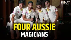 Mitchell Starc, Josh Hazlewood, Nathan Lyon and Pat Cummins