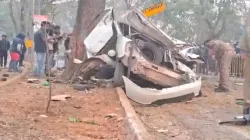 Visual from the spot of accident