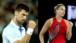 Novak Djokovic and Aryna Sabalenka