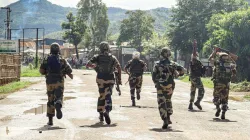 Security forces in Manipur