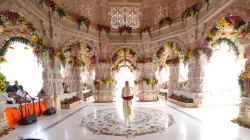 Prime Minister Narendra Modi at Ayodhya's Ram Mandir.