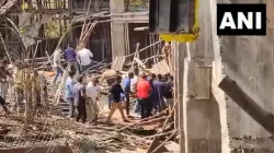 Telangana: One dead, several injured after under-construction church collapses in Sangareddy