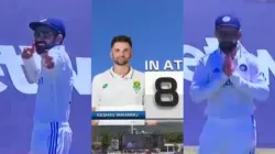 Virat Kohli acknowledged Keshav Maharaj's entry as 'Ram Siya Ram' song played in the backdrop