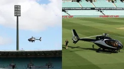 David Warner made a special entrance at the SCG ahead of his side Sydney Thunder's Big Bash League encounter