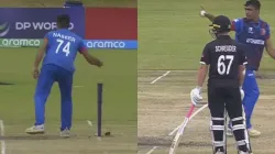 Afghanistan captain dismissed New Zealand's Ewald Schreuder at the non-striker's end in the U19 World Cup match