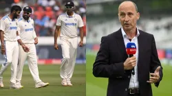 Indian team and Nasser Hussain.