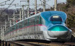 E5 Series Shinkansen (Japan’s Bullet Train), which will be modified for use as rolling stock of the Mumbai-Ahmedabad High Speed Rail Corridor project. 