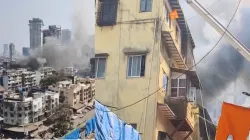 Mumbai building catches fire