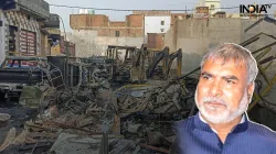 Haldwani: Charred remains of vehicles lie by the side of a road following incidents of violence after the demolition of an illegally built madrasa, in Haldwani. Abdul Malik (inset)