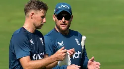 Joe Root and Brendon McCullum 