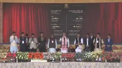 Prime Minister Narendra Modi inaugurates several development projects