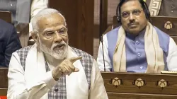 Prime Minister Narendra Modi in Rajya Sabha