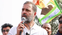 Congress leader Rahul Gandhi interacts with supporters during the ‘Bharat Jodo Nyay Yatra’.