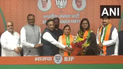 BSP MP Sangeeta Azad, ex-MLA Azad Ari Mardan, SC lawyer Seema Samridhi along with BJP leaders