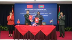 China, Maldives, defence agreement, India