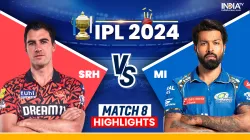 SRH vs MI IPL 2024 live score