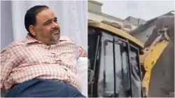 DDA demolishes liquor baron Ponty Chadha's farmhouse in Delhi's Chhatarpur.