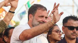 Congress leader Rahul Gandhi during the Bharat Jodo Nyay Yatra, in Ratlam, Madhya Pradesh.