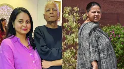 Lalu Yadav's daughters Rohini Acharya (Left) and Misa Bharti.