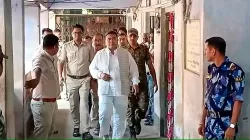 CBI searches suspended TMC leader Shajahan Sheikh's house in Sandeshkhali.