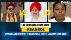 TMC's Shatrugan Sinha vs BJP's SS Ahluwalia vs CPM Jahanara Khan 