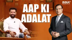 Lok Janshakti Party (Ram Vilas) chief Chirag Paswan in Aap Ki Adalat