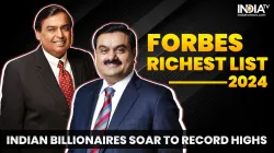 Forbes Richest Indian List: Mukesh Ambani is number one, Adani at second spot | Check top 10 here