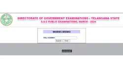 Online Telangana board SSC result 2024 marks card ink available on official website. 