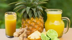 pineapple and ginger juice for gut cleansing