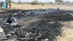 Plane crash site