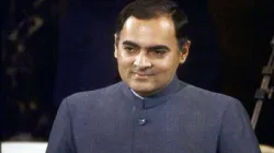 Former Prime Minister Rajiv Gandhi