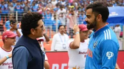 Sachin Tendulkar and Virat Kohli.