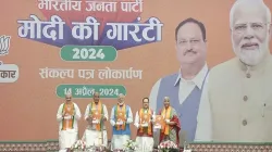 BJP releases party manifesto for Lok Sabha Elections 2024