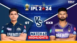 GT vs KKR game gets washed out.