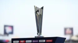 T20 World Cup trophy.