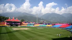 A view at the Dharamsala stadium.