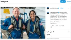 Boeing Starliner capsule, Sunita Williams,Butch Wilmore 