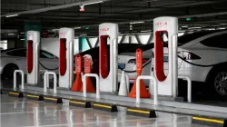 Tesla charging station