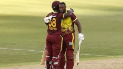 Andre Russell and Romario Shepherd.