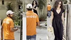 Internet praised the Swiggy delivery agent for his professional behaviour