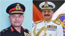 Lt General Upendra Dwivedi, Admiral Dinesh Tripathi  