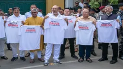 Manipur CM N Biren Singh releases t-shirt on the occasion of the International Day against Drug Abuse and Illegal Trafficking Manipur CM N Biren Singh releases t-shirt on the occasion of the International Day against Drug Abuse and Illegal Trafficking