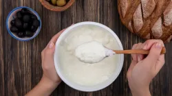 Bowl of curd