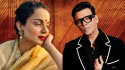 Karan Johar and Kangana Ranaut 