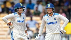 Shafali Verma and Smriti Mandha during the one-off Test against South Africa in Chennai on June 28, 2024